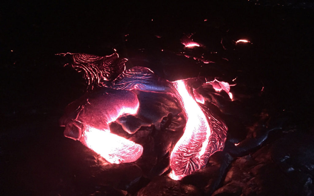 Kilauea Volcano Lava Flow