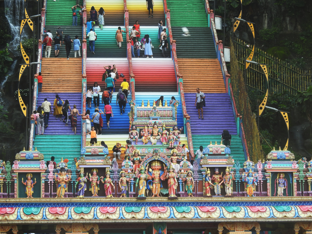 Steps at Batu Cave Entrance