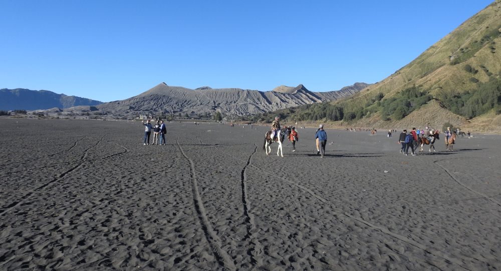 Sea of Sand at Mount Bromo