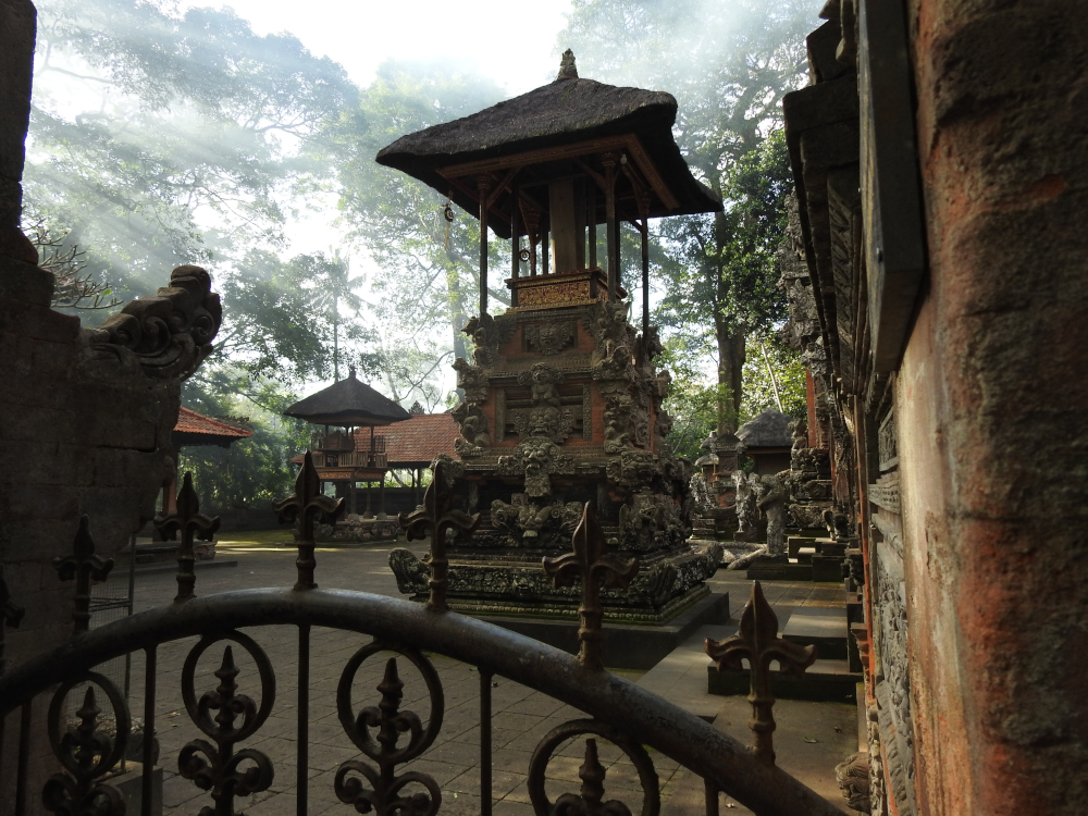 Temple inside The Monkey Forest Ubud Bali