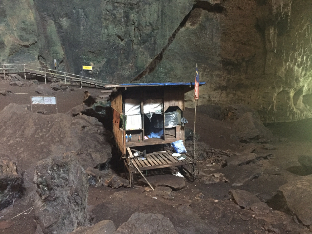 Gomantong Cave Hut