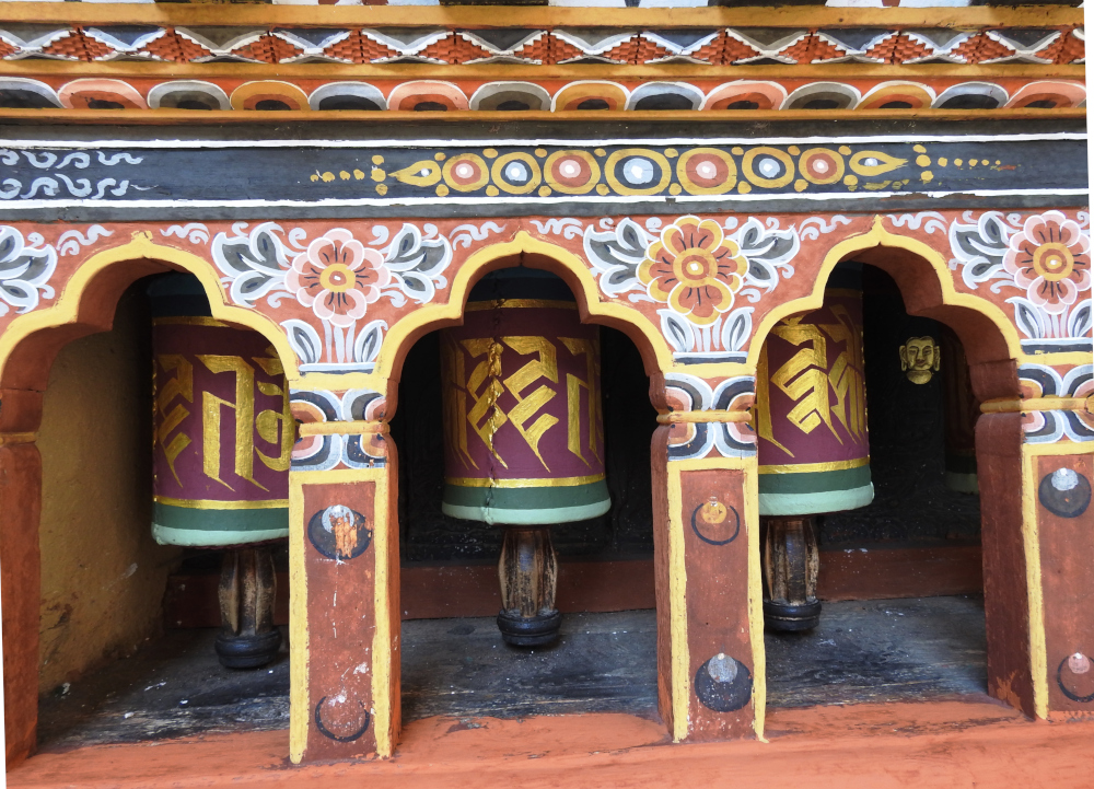 Rinpung Dzong Prayer Wheels