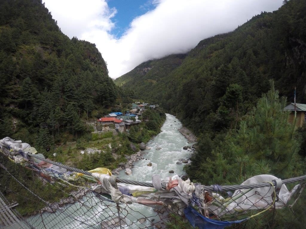 View from a Bailey Bridge