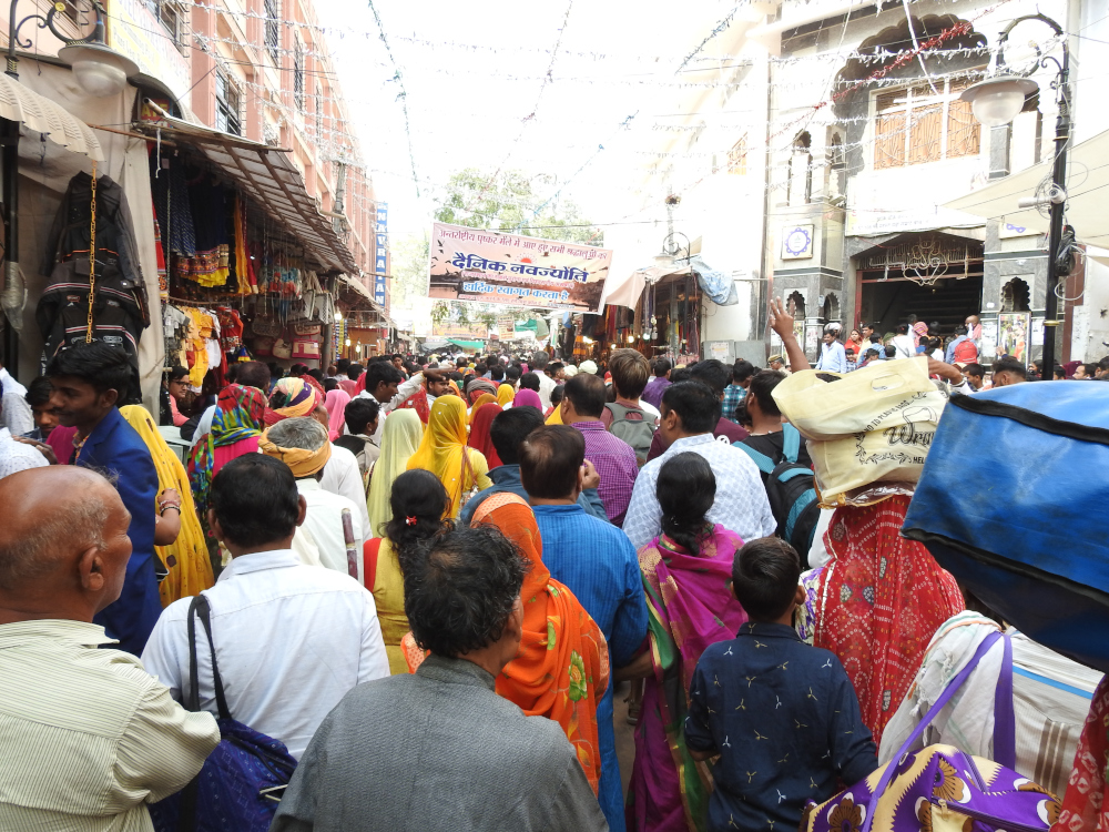 Crowded Streets Pushkar