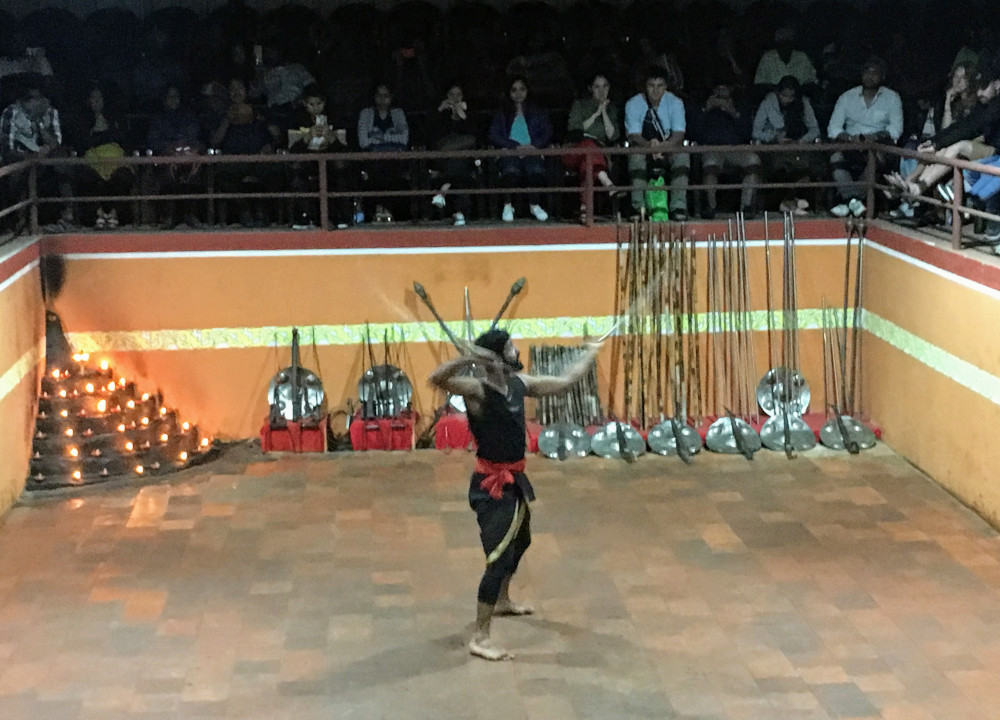 Martial Arts Show in Thekkady