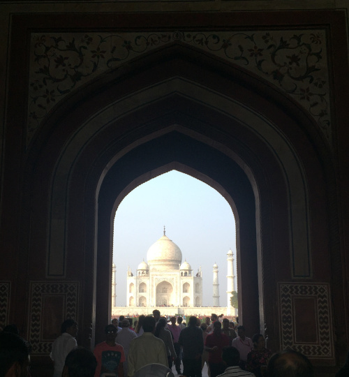 Taj Mahal First Glimpse